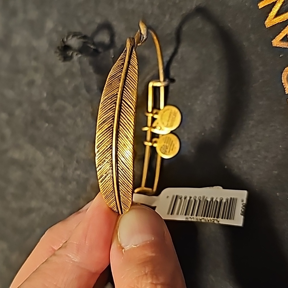Alex and Ani feather bracelet